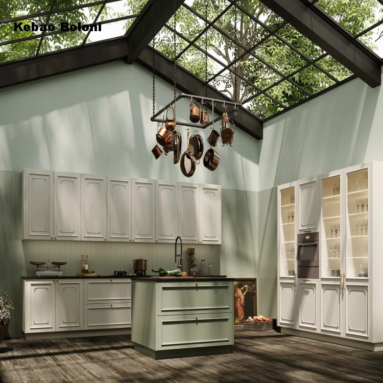 French Style Kitchen Pantry Cabinet