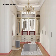 Light French Design Walk-in Closet